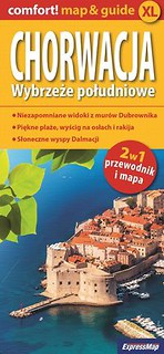 Chorwacja Wybrzeże południowe 2w1 Przewodnik i mapa