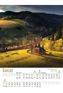 Cerkwie łemkowskie 2023 kalendarz