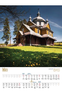 Cerkwie łemkowskie 2023 kalendarz