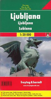 Ljubljana plan miasta 1:20 000