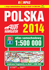 Polska 2014 Atlas samochodowy 1:500 000