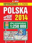 Polska 2014 Atlas samochodowy 1:250 000