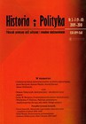 Historia i Polityka Półrocznik poświęcony myśli politycznej i stosunkom międzynarodowym