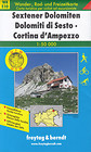 Sesto Dolomity Cortina d'Ampezzo mapa 1:50 000 Freytag & Berndt