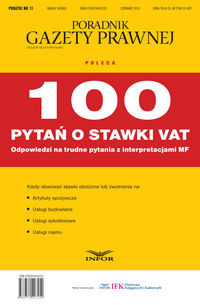 100 pytań o stawki VAT