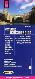 Bałkany Zachodnie mapa 1:725 000 Reise Know-How
