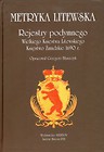 Metryka litewska Rejestry podymnego Wielkiego Księstwa Litewskiego Księstwo Żmudzkie 1690r.