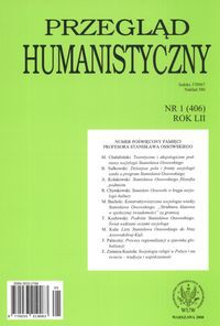 Przegląd humanistyczny 6/2008