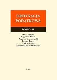 Ordynacja podatkowa Komentarz