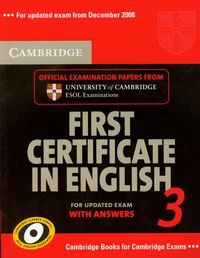 Cambridge First certificate in English