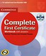 Complete First Certificate workbook with CD