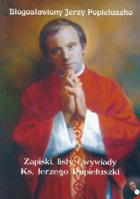 Błogosławiony Jerzy Popiełuszko z płytą CD