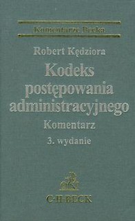 Kodeks postępowania administracyjnego Komentarz