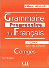 Grammaire Progressive du Francais Niveau debutant Rozwiązania do ćwiczeń