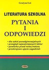 Literatura szkolna. Pytania i odpowiedzi