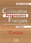 Civilisation progressive du français Niveau debutant Klucz 2. edycja