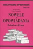 Biblioteczka Opracowań Nowele Opowiadania Bolesława Prusa
