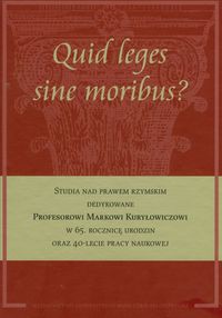 Quid leges sine moribus