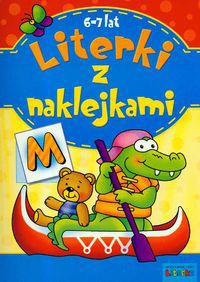 Literki z naklejkami 6-7 lat
