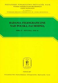 Badania fizjograficzne nad Polską Zachodnią Tom 56