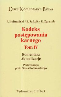 Kodeks postępowania karnego Tom 4