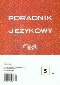 Poradnik językowy 5/2008