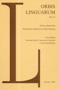 Orbis Linguarum vol.33