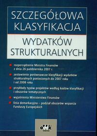 Szczegółowa klasyfikacja wydatków strukturalnych