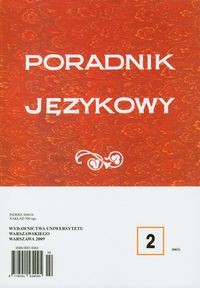 Poradnik językowy 2/2009