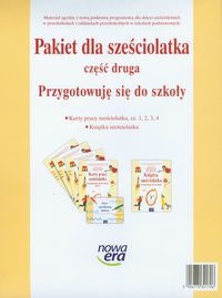 Pakiet dla sześciolatka Część 2 Przygotowuję się do szkoły