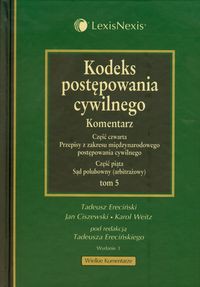 Kodeks postępowania cywilnego Komentarz Tom 5