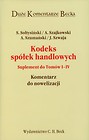 Kodeks spółek handlowych Suplement do tomów 1-4