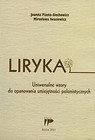 Liryka Uniwersalne wzory do opanowania umiejętności polonistycznych