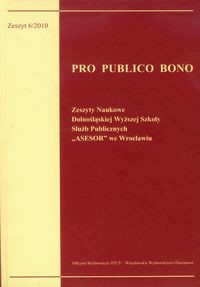 Pro publico bono Zeszyt 6/2010