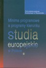 Minima programowe a programy kierunku studia europejskie w Polsce