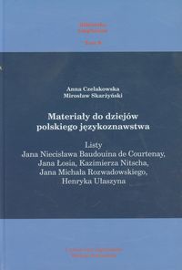 Materiały do dziejów polskiego językoznawstwa