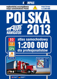 Polska Atlas samochodowy dla profesjonalistów 1:200 000