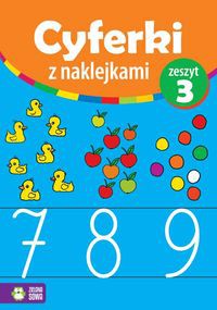 Cyferki z naklejkami 7-9