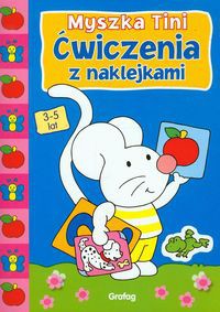 Myszka Tini ćwiczenia z naklejkami 3-5 lat