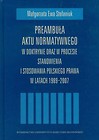 Preambuła aktu normatywnego