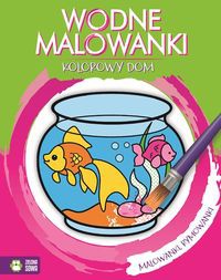 Kolorowy dom Wodne malowanki