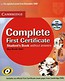 Complete First Certificate student's book with CD