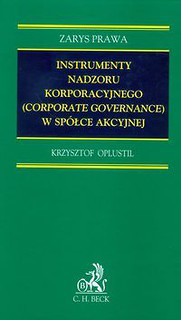Instrumenty nadzoru korporacyjnego w spółce akcyjnej