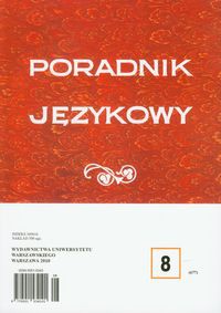 Poradnik językowy 8/2010