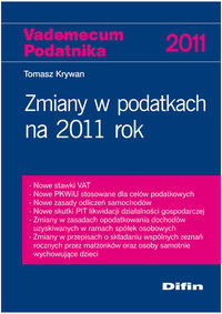 Zmiany w podatkach na 2011 rok