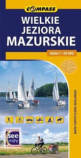 Wielskie Jeziora Mazurskie mapa turystyczno-żeglarska 1:50 000