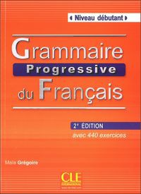 Grammaire Progressive du Francais Niveau debutant książka z CD 2 edycja
