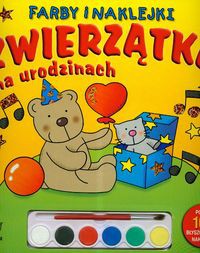 Farby i naklejki Zwierzątka na urodzinach