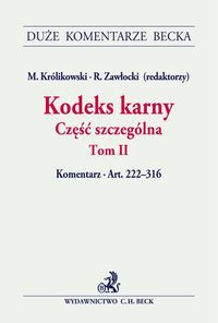 Kodeks karny Część szczególna Tom 2