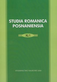 Studia Romanica Posnanesia XL/1